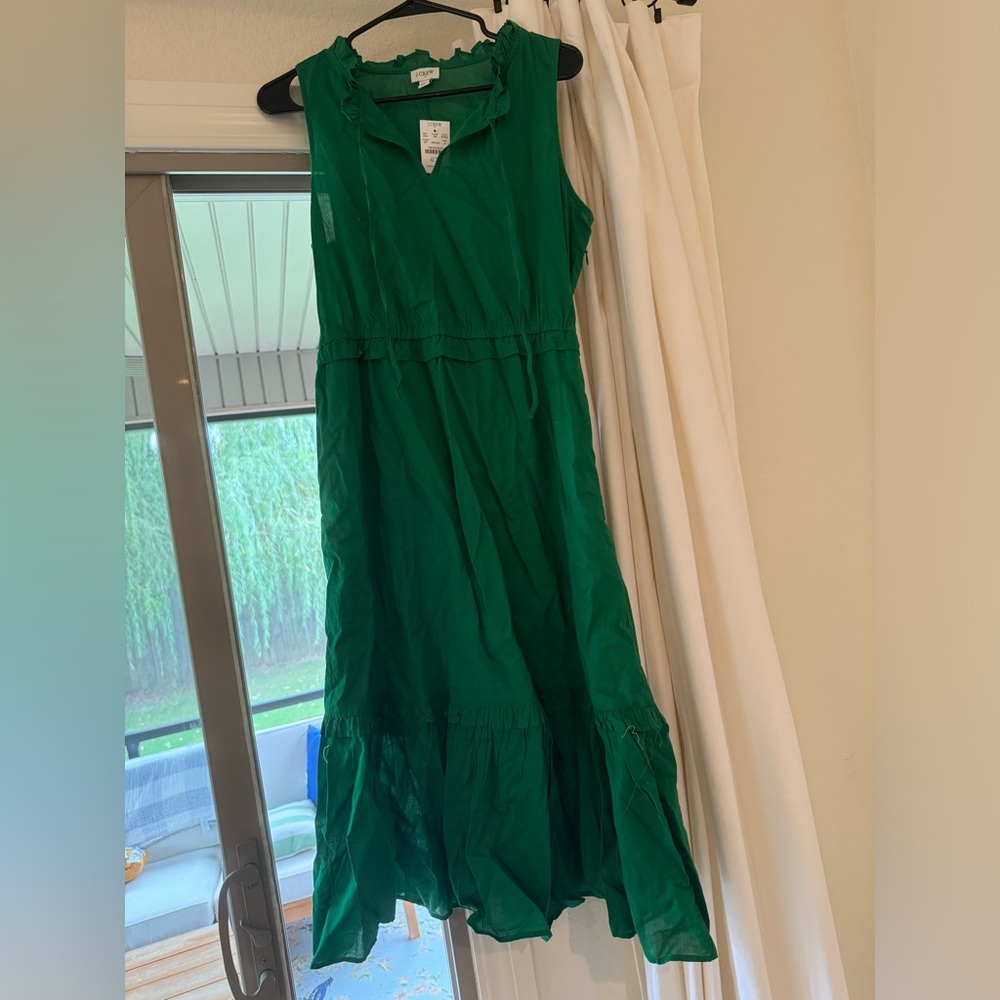 JCrew Midi Linen Dress NWT